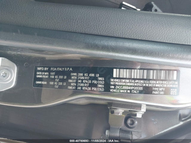ZACCJBBB4HPG55305 Jeep Renegade Latitude 4x4