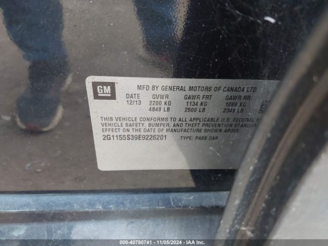 2G1155S39E9226201 Chevrolet IMPALA 2LZ