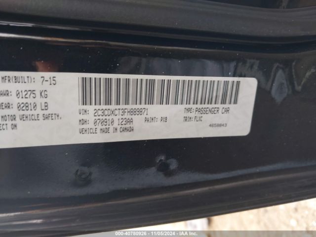 2C3CDXCT3FH889871 Dodge Charger Road/track