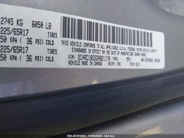 2013 CHRYSLER TOWN & COUNTRY 2C4RC1BG5DR821170 Photo 8