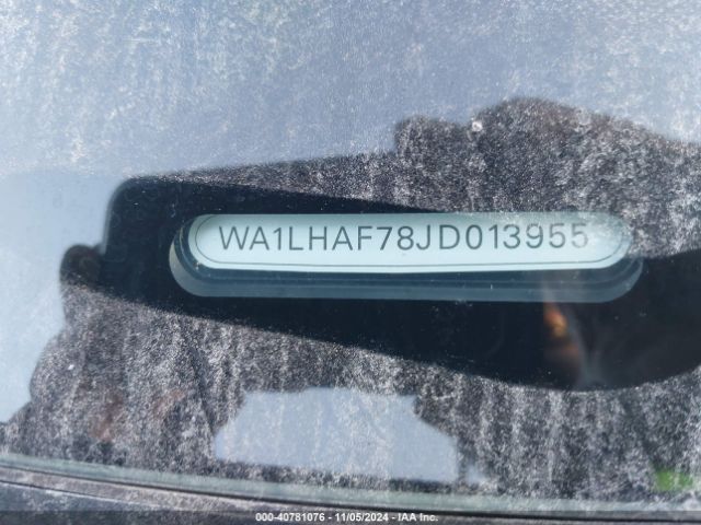 WA1LHAF78JD013955 Audi Q7 2.0t Premium