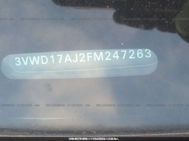 3VWD17AJ2FM247263 Volkswagen Jetta 1.8t Se