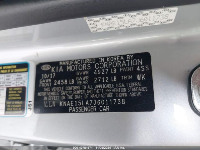 2018 KIA STINGER KNAE15LA7J6011738 Photo 8