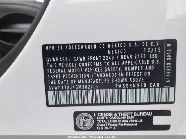 3VWD17AJ4GM302006 Volkswagen Jetta 1.8t Sport