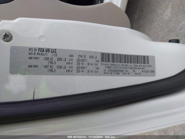 2C4RDGBG8KR623843 Dodge Grand Caravan Se