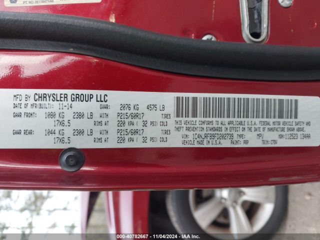 1C4NJRFB9FD202739 Jeep Patriot Latitude