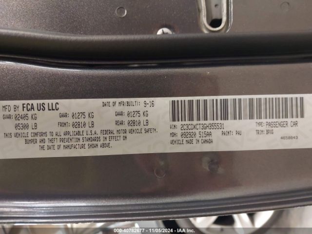 2C3CDXCT3GH355531 Dodge CHARGER R/T