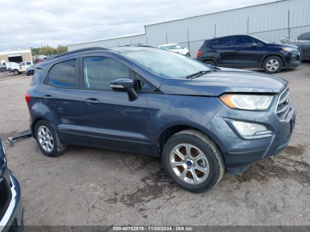 MAJ3S2GE6KC266392 Ford Ecosport Se