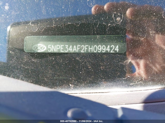 Hyundai Sonata Sport 2015 5NPE34AF2FH099424 Image 9