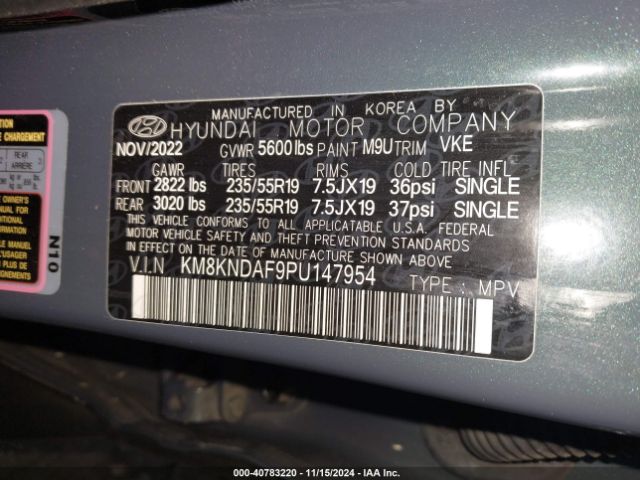 2023 HYUNDAI IONIQ 5 KM8KNDAF9PU147954 Photo 8