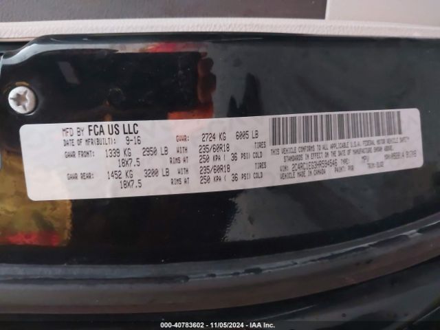 2C4RC1EG3HR594546 Chrysler Pacifica Touring-l Plus
