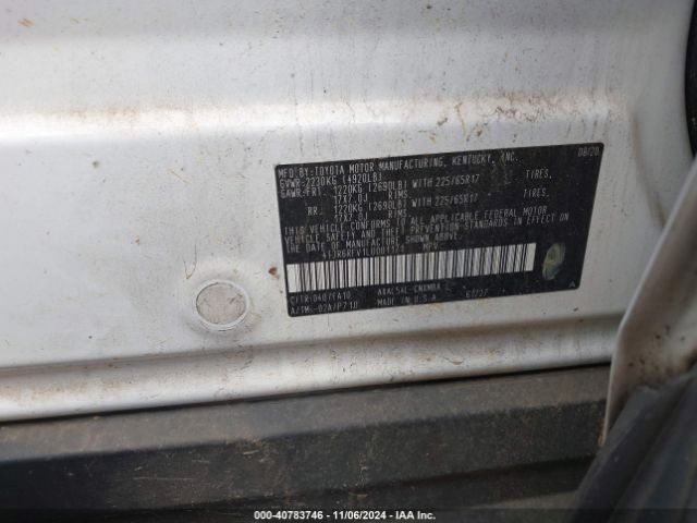 4T3R6RFV1LU001171 Toyota Rav4 Hybrid Xle