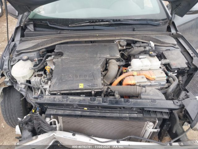KMHC65LC4KU168374 Hyundai Ioniq Hybrid Blue