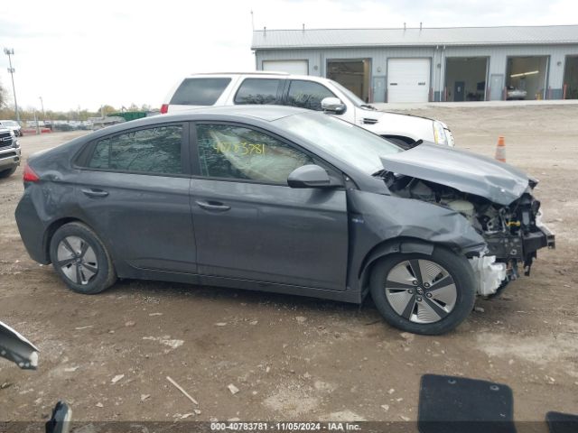 KMHC65LC4KU168374 Hyundai Ioniq Hybrid Blue