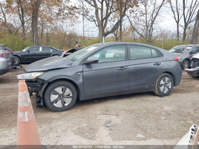 KMHC65LC4KU168374 Hyundai Ioniq Hybrid Blue