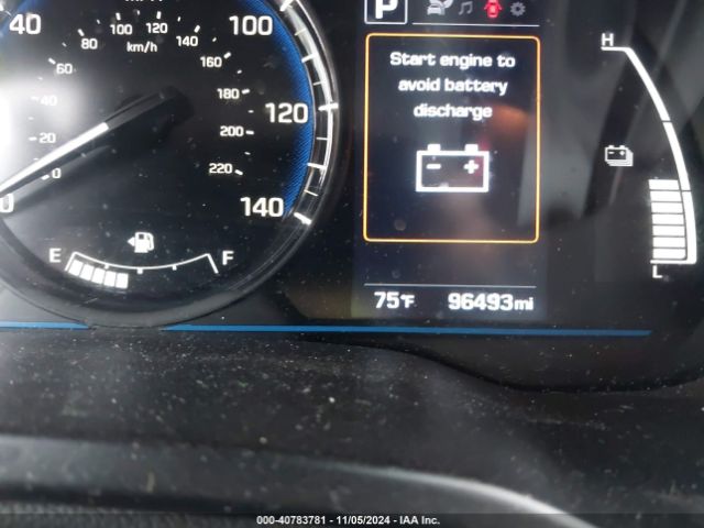 KMHC65LC4KU168374 Hyundai Ioniq Hybrid Blue