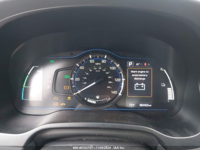 KMHC65LC4KU168374 Hyundai Ioniq Hybrid Blue