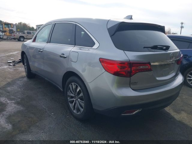 5FRYD4H42GB013378 Acura Mdx Technology   Acurawatch Plus Packages/technology Package