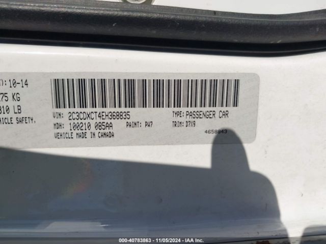 2C3CDXCT4EH368835 Dodge CHARGER R/T
