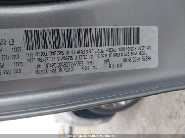 3C4PDCGG9GT207765 Dodge Journey Crossroad Plus
