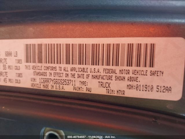 1C6RR7YG6GS253711 RAM 1500 Rebel