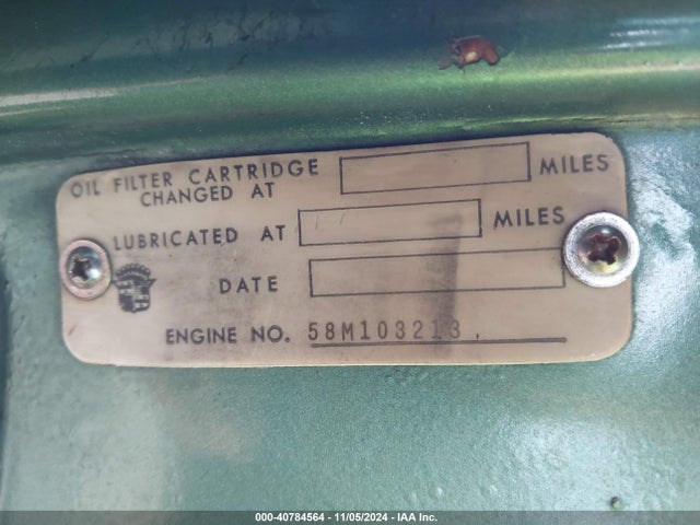 1958 CADILLAC FLEETWOOD 58M108213         Photo 8