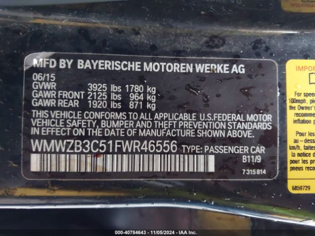 2015 MINI COUNTRYMAN WMWZB3C51FWR46556 Photo 8