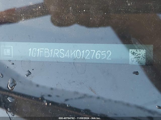 1G1FB1RS4K0127652 Chevrolet Camaro 1lt
