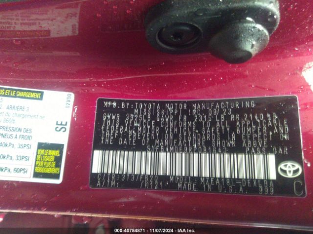 5YFB4MDE9RP081643 Toyota COROLLA LE