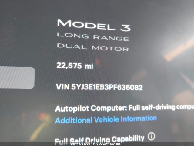 2023 TESLA MODEL 3 5YJ3E1EB3PF636082 Photo 6