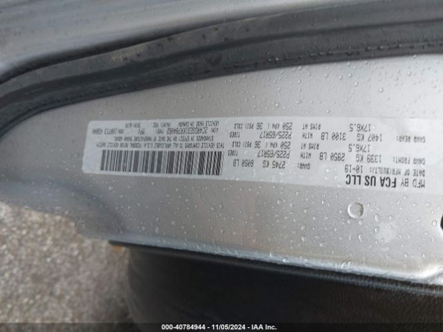 2C4RDGEG1KR784062 Dodge Grand Caravan Gt