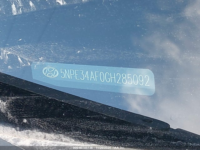 Hyundai Sonata Sport 2016 5NPE34AF0GH285092 Image 9