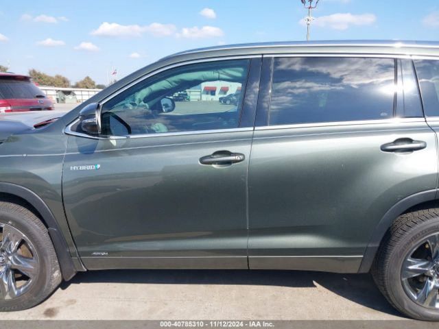 5TDDGRFH3KS059610 Toyota Highlander Hybrid Limited Platinum