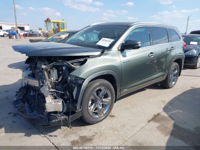 5TDDGRFH3KS059610 Toyota Highlander Hybrid Limited Platinum