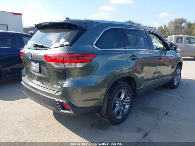 5TDDGRFH3KS059610 Toyota Highlander Hybrid Limited Platinum