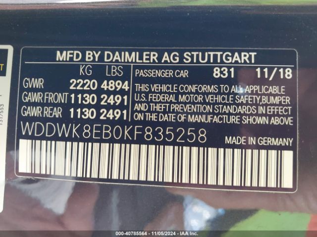2019 MERCEDES-BENZ C 300 WDDWK8EB0KF835258 Photo 8