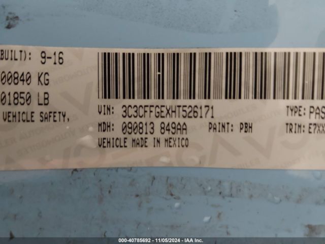 2017 FIAT 500E 3C3CFFGEXHT526171 Photo 8