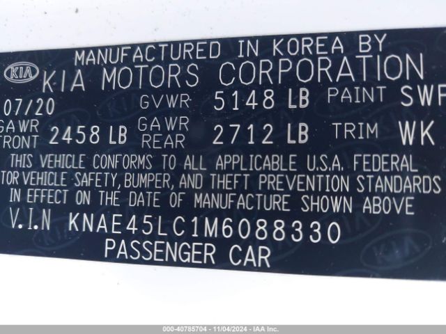 KNAE45LC1M6088330 KIA Stinger Gt1
