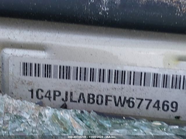 1C4PJLAB0FW677469 Jeep Cherokee Sport