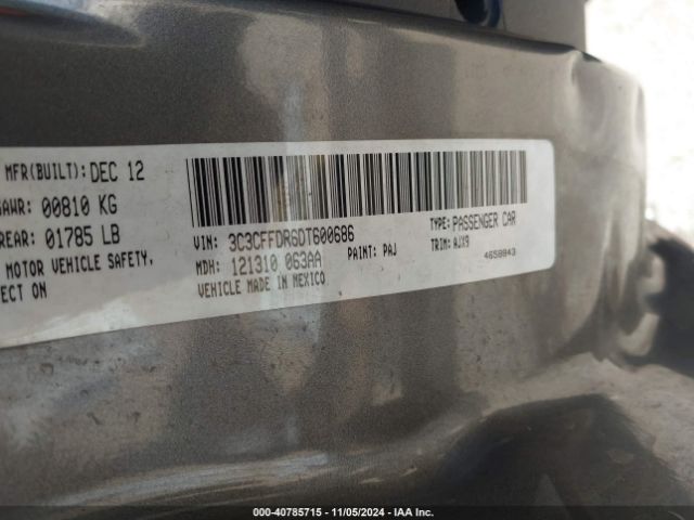 2013 FIAT 500C 3C3CFFDR6DT600686 Photo 8