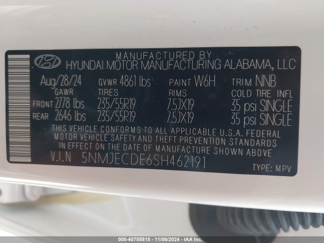 Hyundai Tucson Limited 2025 5NMJECDE6SH462191 Image 9