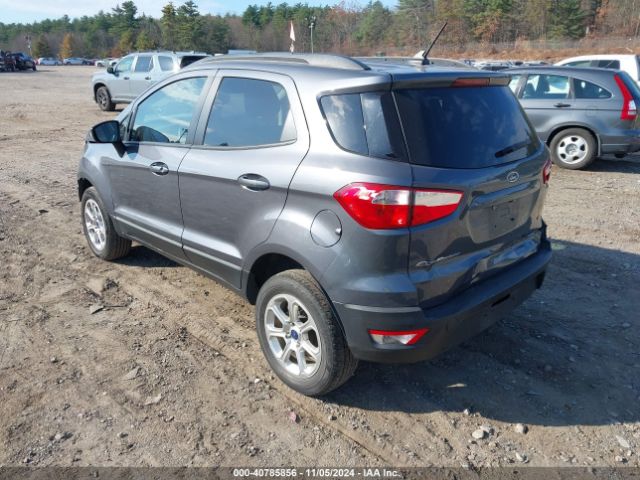 MAJ6S3GL8KC296303 Ford Ecosport Se