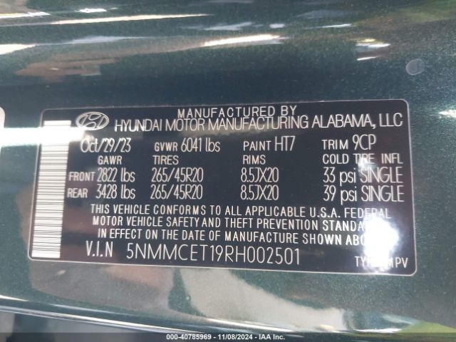 5NMMCET19RH002501 Genesis Electrified Gv70 Advanced Awd