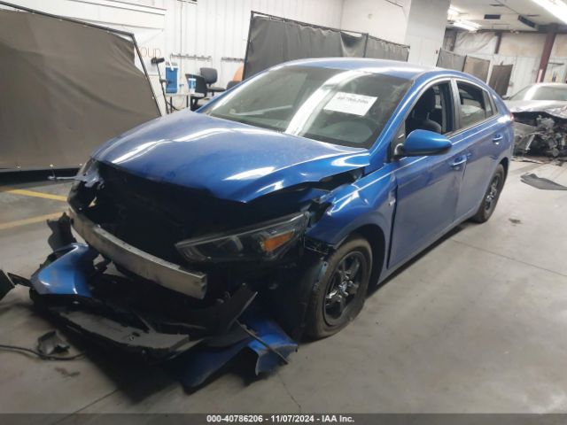 KMHC65LC2JU068613 Hyundai Ioniq Hybrid Blue
