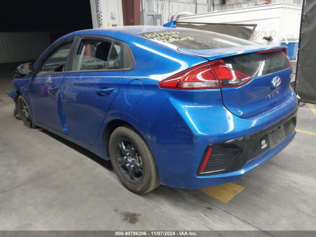 KMHC65LC2JU068613 Hyundai Ioniq Hybrid Blue