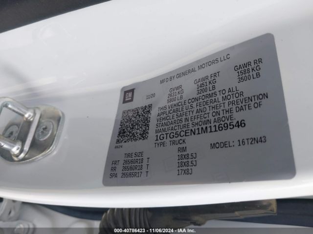 1GTG5CEN1M1169546 GMC Canyon 2wd  Short Box Elevation