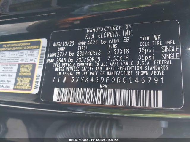 KIA Sportage Sx 2024 5XYK43DF0RG146791 Image 9