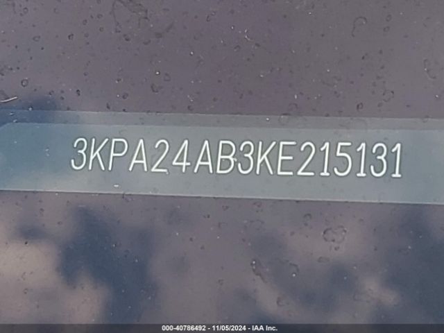 3KPA24AB3KE215131 KIA RIO S
