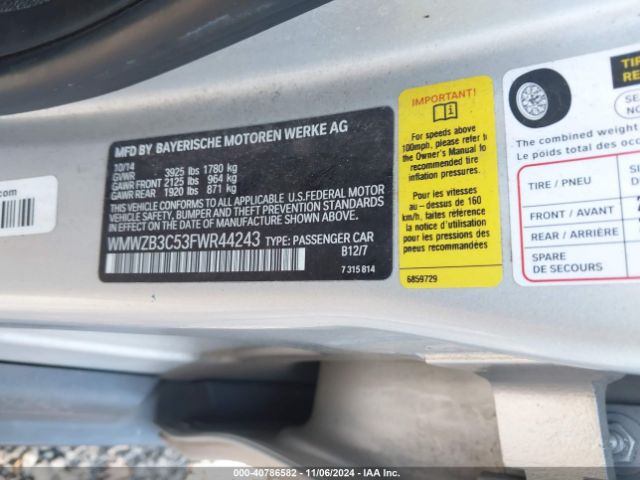 WMWZB3C53FWR44243 Mini Countryman Cooper