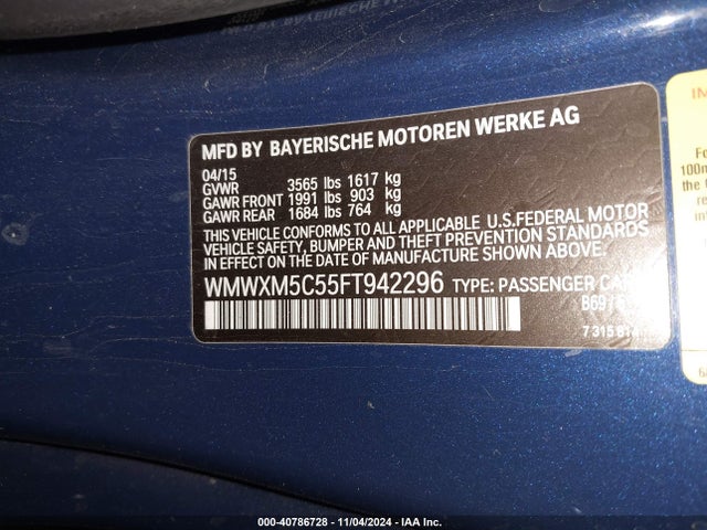 2015 MINI HARDTOP WMWXM5C55FT942296 Photo 8